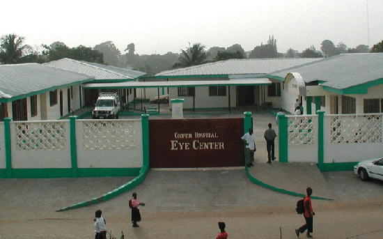 Picture of Cooper Hospital Eye Center in Monrovia (Liberia) opened by Salmoiraghi & Vigan.